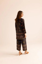 Stitched 2 Piece Printed Shirt and Trouser – Elegant Floral Fusion
